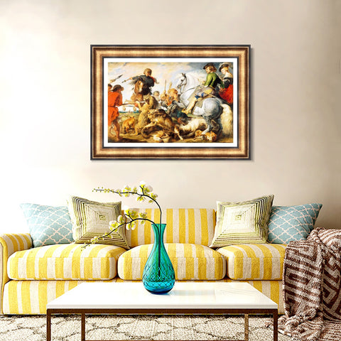 INVIN ART Framed Canvas Art Giclee Print Series#150 by Peter Paul Rubens Wall Art Living Room Home Office Decorations