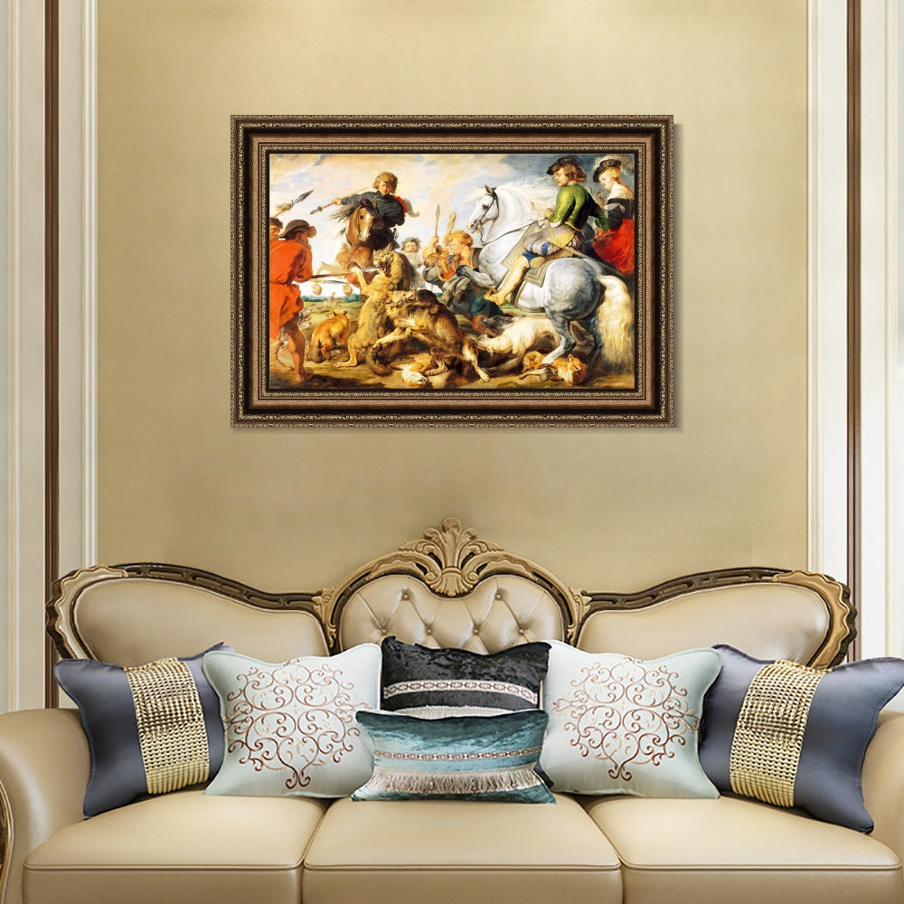 INVIN ART Framed Canvas Art Giclee Print Series#150 by Peter Paul Rubens Wall Art