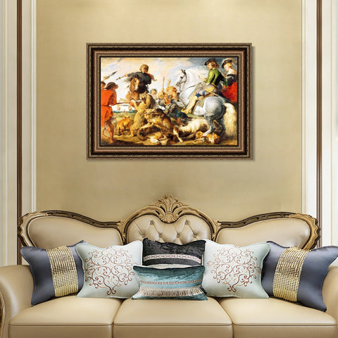 INVIN ART Framed Canvas Art Giclee Print Series#150 by Peter Paul Rubens Wall Art Living Room Home Office Decorations