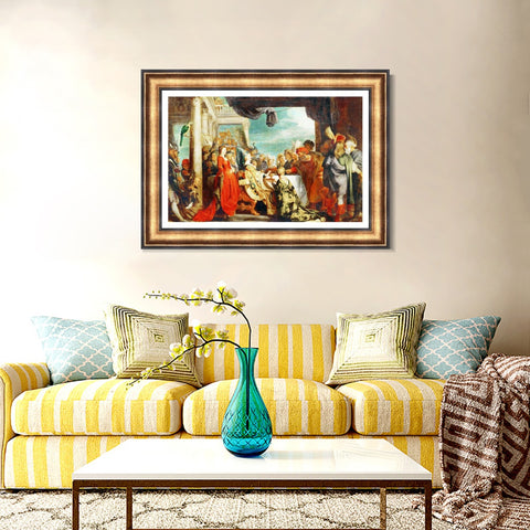 INVIN ART Framed Canvas Art Giclee Print Series#151 by Peter Paul Rubens Wall Art Living Room Home Office Decorations
