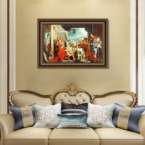 INVIN ART Framed Canvas Art Giclee Print Series#151 by Peter Paul Rubens Wall Art Living Room Home Office Decorations