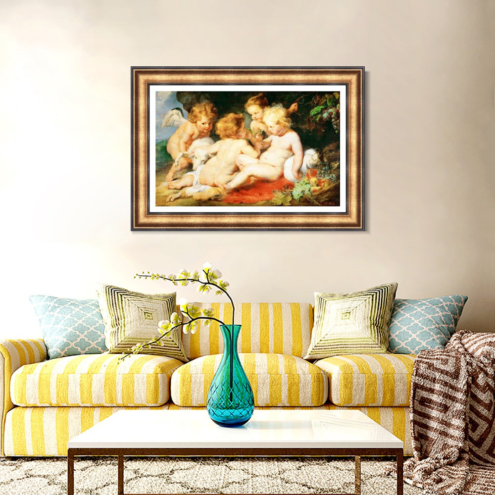 INVIN ART Framed Canvas Art Giclee Print Series#152 by Peter Paul Rubens Wall Art