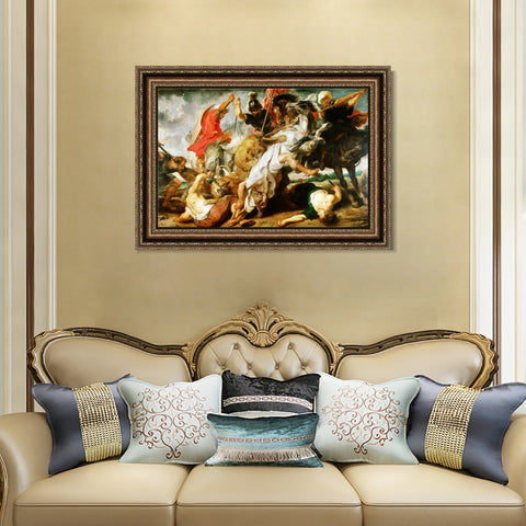 INVIN ART Framed Canvas Art Giclee Print Series#153 by Peter Paul Rubens Wall Art Living Room Home Office Decorations