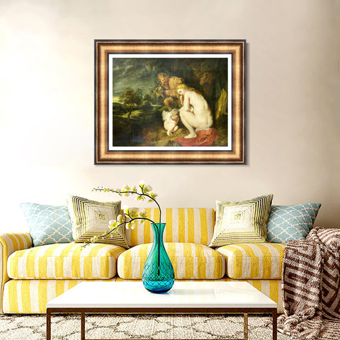 INVIN ART Framed Canvas Art Giclee Print Series#155 by Peter Paul Rubens Wall Art Living Room Home Office Decorations