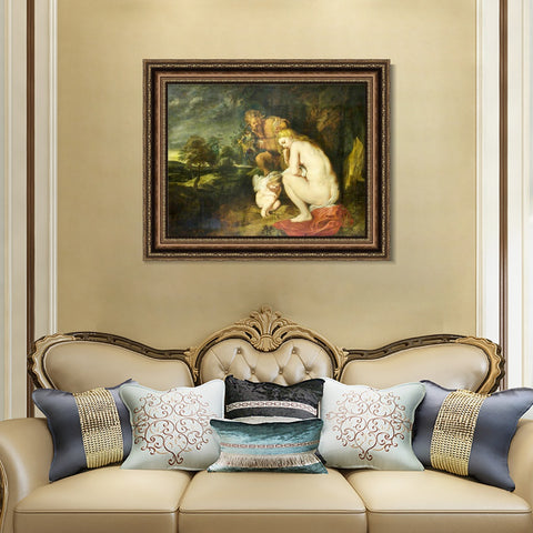 INVIN ART Framed Canvas Art Giclee Print Series#155 by Peter Paul Rubens Wall Art Living Room Home Office Decorations
