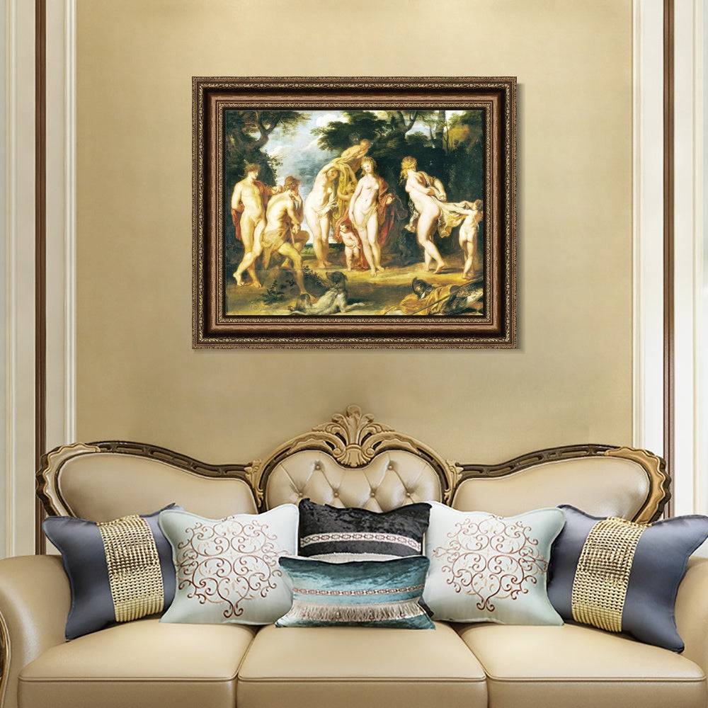 INVIN ART Framed Canvas Art Giclee Print Series#156 by Peter Paul Rubens Wall Art Living Room Home Office Decorations