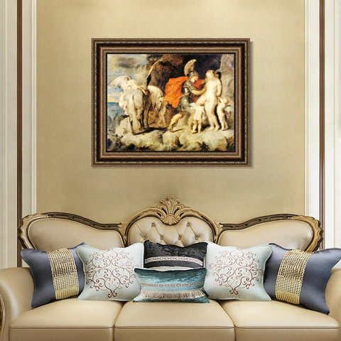 INVIN ART Framed Canvas Art Giclee Print Series#157 by Peter Paul Rubens Wall Art Living Room Home Office Decorations