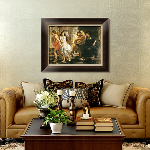 INVIN ART Framed Canvas Art Giclee Print Series#158 by Peter Paul Rubens Wall Art Living Room Home Office Decorations