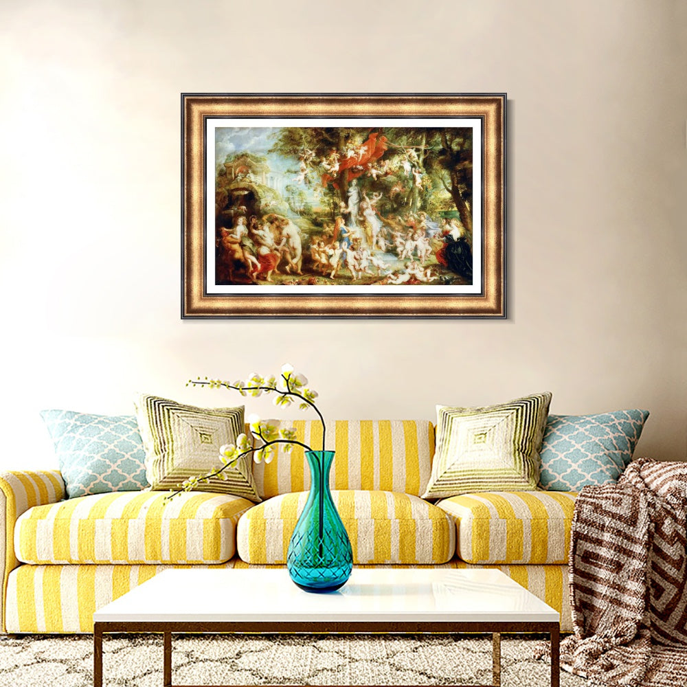 INVIN ART Framed Canvas Art Giclee Print Series#159 by Peter Paul Rubens Wall Art