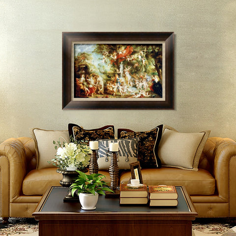 INVIN ART Framed Canvas Art Giclee Print Series#159 by Peter Paul Rubens Wall Art Living Room Home Office Decorations