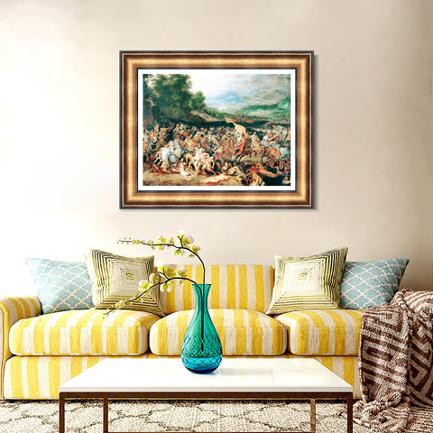 INVIN ART Framed Canvas Art Giclee Print Series#160 by Peter Paul Rubens Wall Art Living Room Home Office Decorations