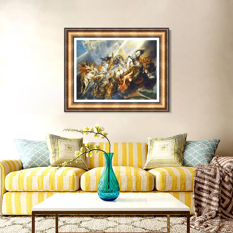 INVIN ART Framed Canvas Art Giclee Print Series#162 by Peter Paul Rubens Wall Art Living Room Home Office Decorations
