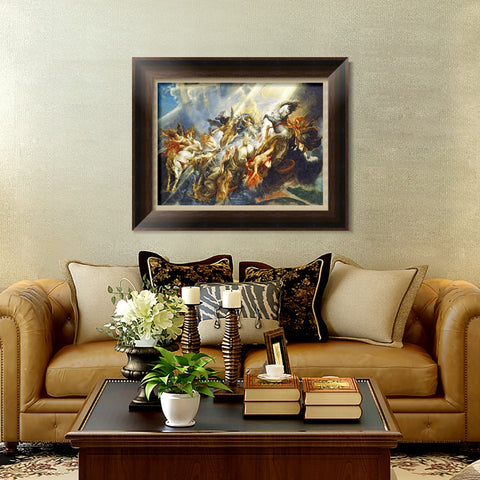 INVIN ART Framed Canvas Art Giclee Print Series#162 by Peter Paul Rubens Wall Art Living Room Home Office Decorations