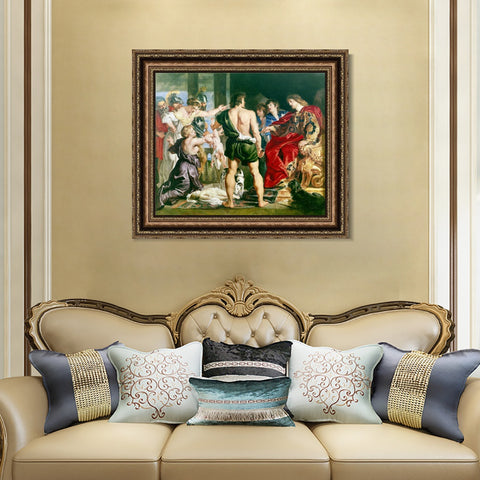 INVIN ART Framed Canvas Art Giclee Print Series#163 by Peter Paul Rubens Wall Art Living Room Home Office Decorations