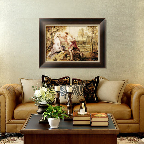 INVIN ART Framed Canvas Art Giclee Print Series#165 by Peter Paul Rubens Wall Art Living Room Home Office Decorations