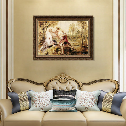 INVIN ART Framed Canvas Art Giclee Print Series#165 by Peter Paul Rubens Wall Art Living Room Home Office Decorations