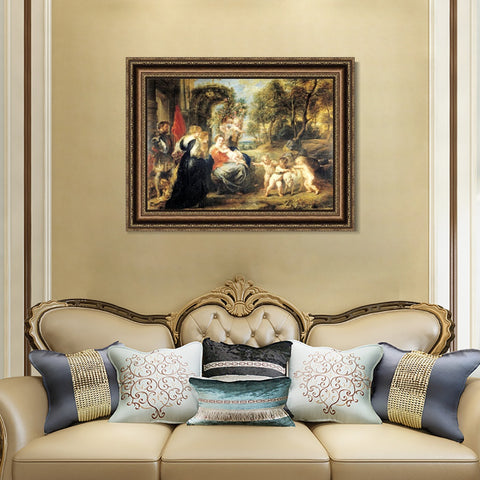 INVIN ART Framed Canvas Art Giclee Print Series#167 by Peter Paul Rubens Wall Art Living Room Home Office Decorations