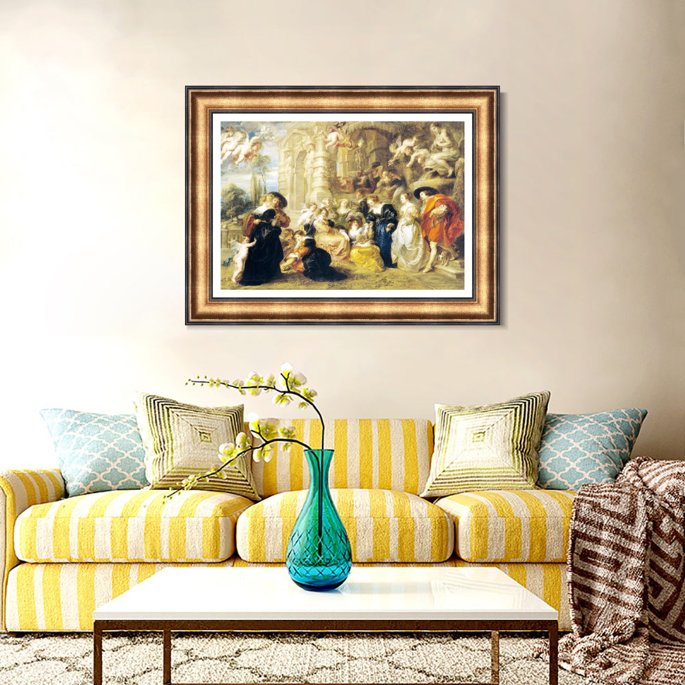 INVIN ART Framed Canvas Art Giclee Print Series#168 by Peter Paul Rubens Wall Art