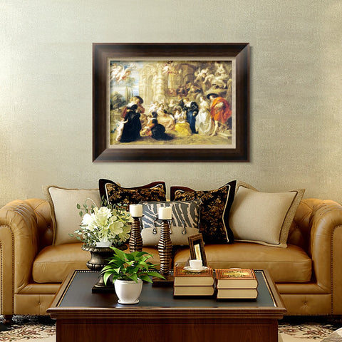 INVIN ART Framed Canvas Art Giclee Print Series#168 by Peter Paul Rubens Wall Art Living Room Home Office Decorations