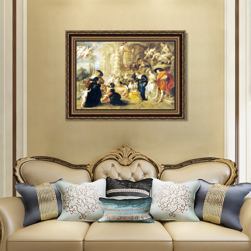 INVIN ART Framed Canvas Art Giclee Print Series#168 by Peter Paul Rubens Wall Art