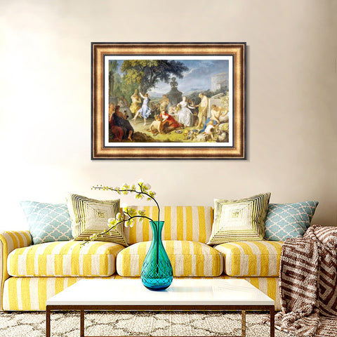 INVIN ART Framed Canvas Art Giclee Print Series#171 by Peter Paul Rubens Wall Art Living Room Home Office Decorations