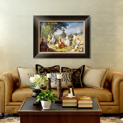 INVIN ART Framed Canvas Art Giclee Print Series#171 by Peter Paul Rubens Wall Art Living Room Home Office Decorations
