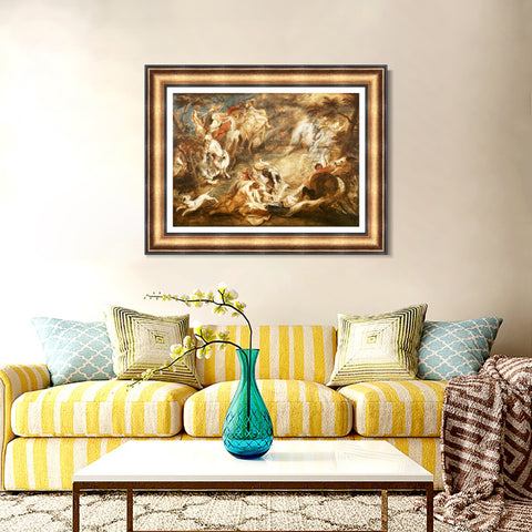 INVIN ART Framed Canvas Art Giclee Print Series#172 by Peter Paul Rubens Wall Art Living Room Home Office Decorations