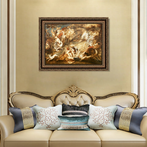 INVIN ART Framed Canvas Art Giclee Print Series#172 by Peter Paul Rubens Wall Art Living Room Home Office Decorations