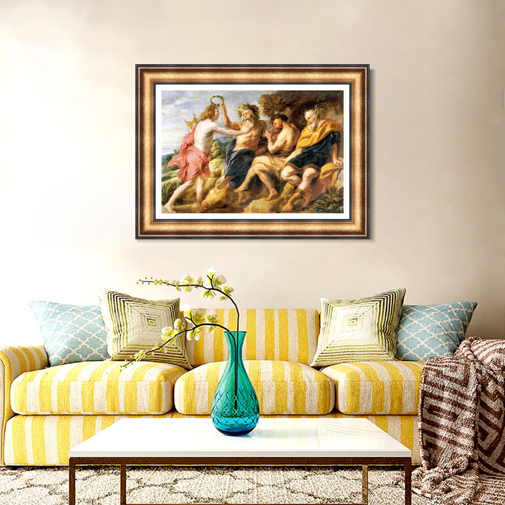 INVIN ART Framed Canvas Art Giclee Print Series#173 by Peter Paul Rubens Wall Art