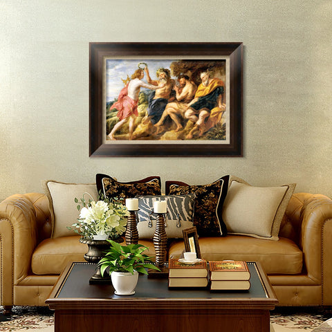 INVIN ART Framed Canvas Art Giclee Print Series#173 by Peter Paul Rubens Wall Art Living Room Home Office Decorations