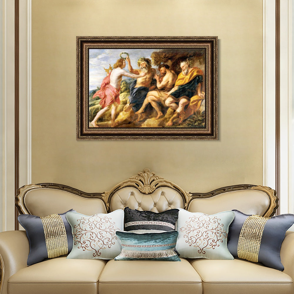 INVIN ART Framed Canvas Art Giclee Print Series#173 by Peter Paul Rubens Wall Art