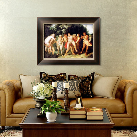 INVIN ART Framed Canvas Art Giclee Print Series#174 by Peter Paul Rubens Wall Art Living Room Home Office Decorations
