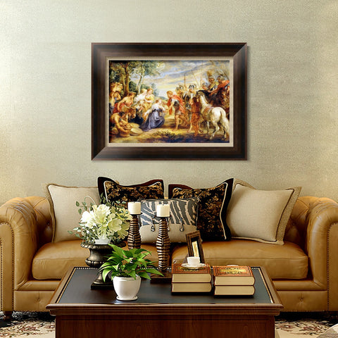 INVIN ART Framed Canvas Art Giclee Print Series#176 by Peter Paul Rubens Wall Art Living Room Home Office Decorations