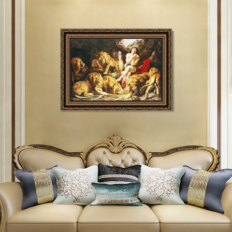 INVIN ART Framed Canvas Art Giclee Print Series#177 by Peter Paul Rubens Wall Art Living Room Home Office Decorations