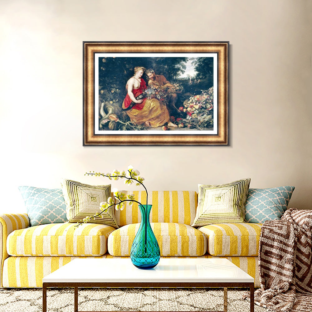 INVIN ART Framed Canvas Art Giclee Print Series#178 by Peter Paul Rubens Wall Art
