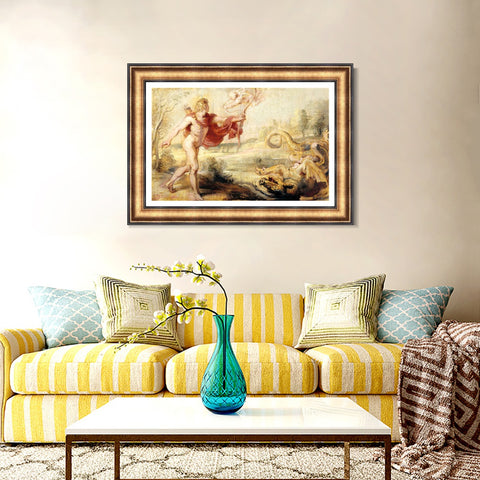 INVIN ART Framed Canvas Art Giclee Print Series#179 by Peter Paul Rubens Wall Art Living Room Home Office Decorations