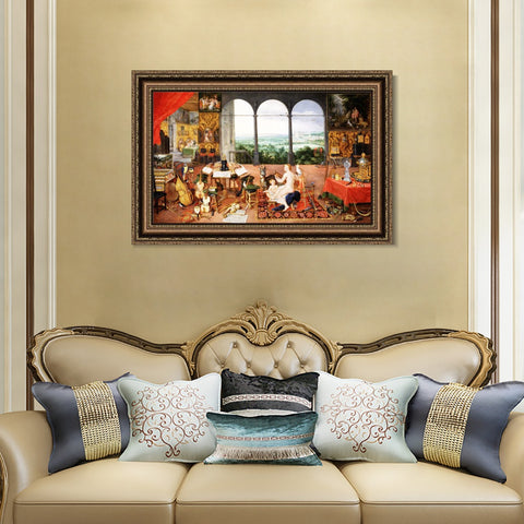 INVIN ART Framed Canvas Art Giclee Print Series#181 by Peter Paul Rubens Wall Art Living Room Home Office Decorations