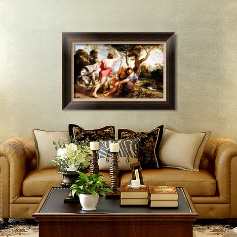 INVIN ART Framed Canvas Art Giclee Print Series#182 by Peter Paul Rubens Wall Art Living Room Home Office Decorations