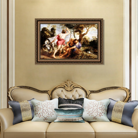 INVIN ART Framed Canvas Art Giclee Print Series#182 by Peter Paul Rubens Wall Art Living Room Home Office Decorations