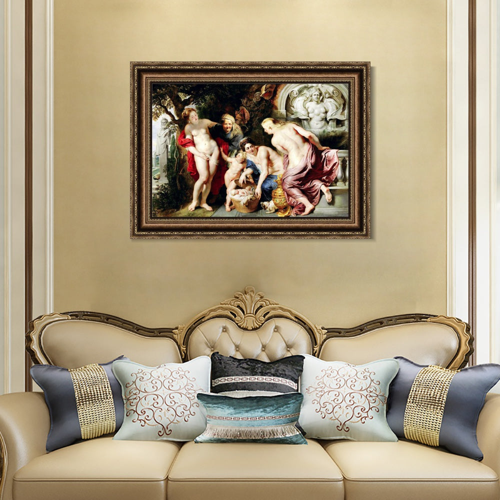 INVIN ART Framed Canvas Art Giclee Print Series#184 by Peter Paul Rubens Wall Art