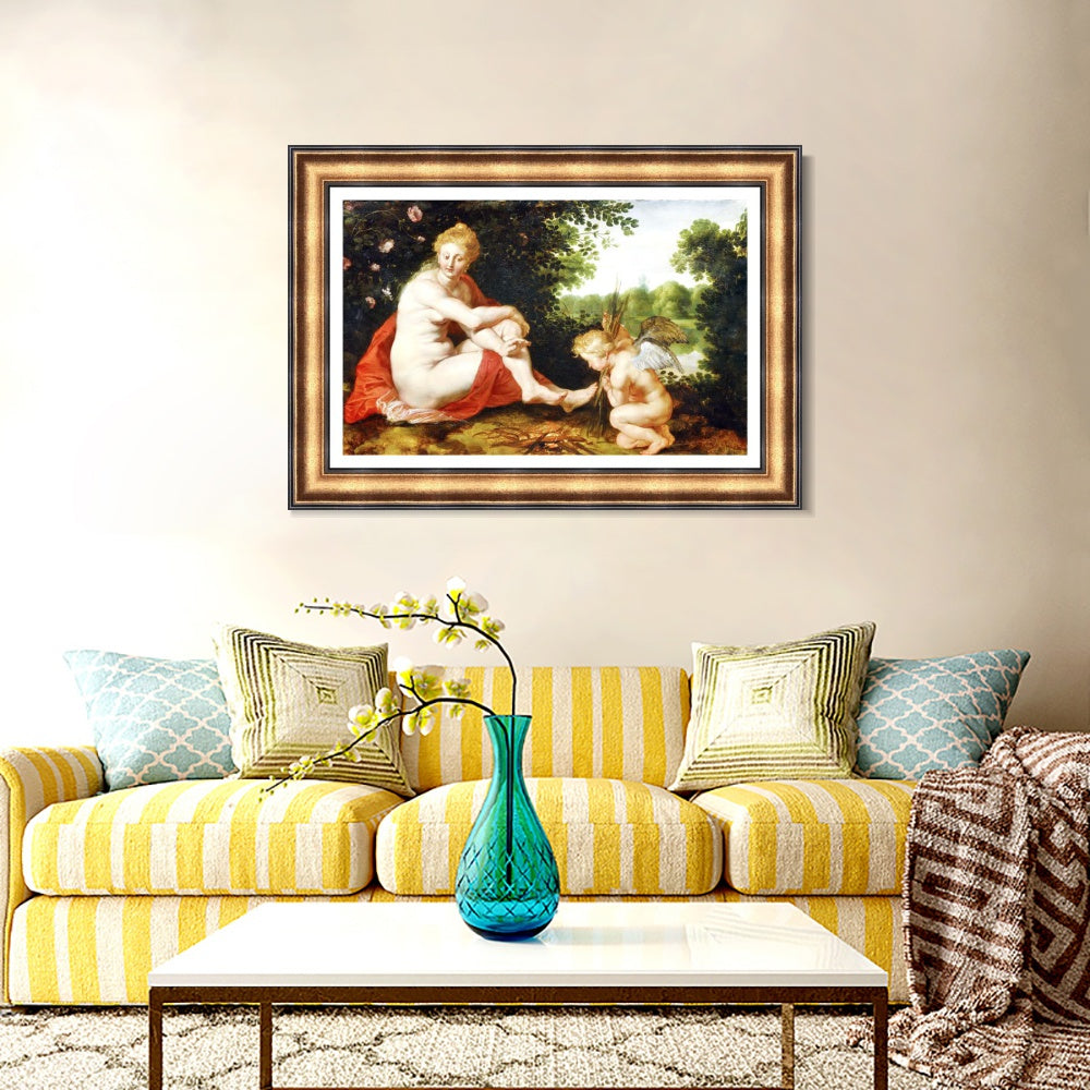INVIN ART Framed Canvas Art Giclee Print Series#185 by Peter Paul Rubens Wall Art