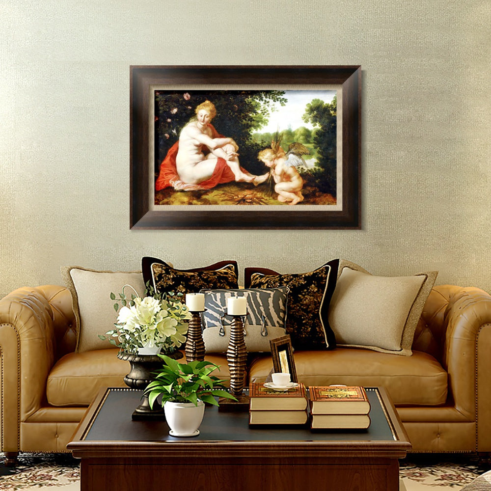 INVIN ART Framed Canvas Art Giclee Print Series#185 by Peter Paul Rubens Wall Art