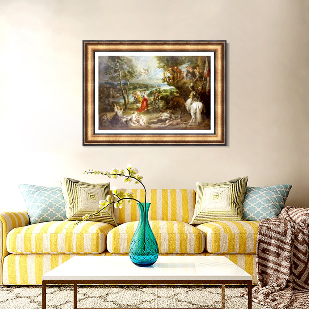 INVIN ART Framed Canvas Art Giclee Print Series#186 by Peter Paul Rubens Wall Art