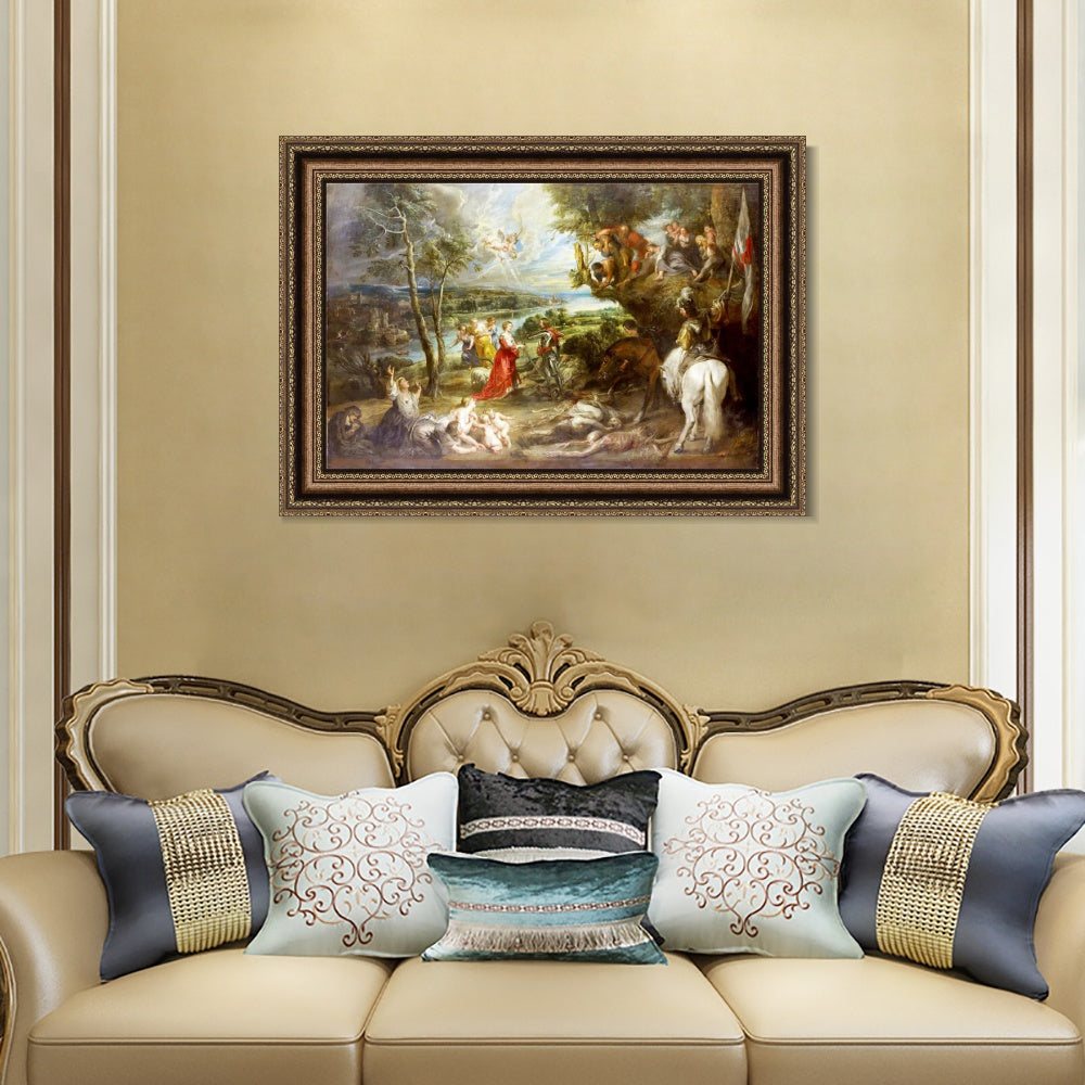 INVIN ART Framed Canvas Art Giclee Print Series#186 by Peter Paul Rubens Wall Art