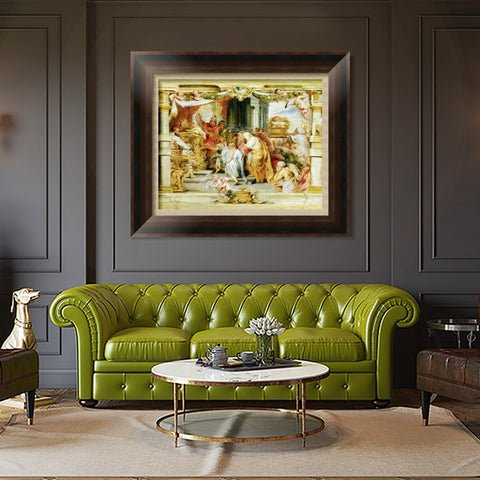 INVIN ART Framed Canvas Art Giclee Print Series#187 by Peter Paul Rubens Wall Art Living Room Home Office Decorations