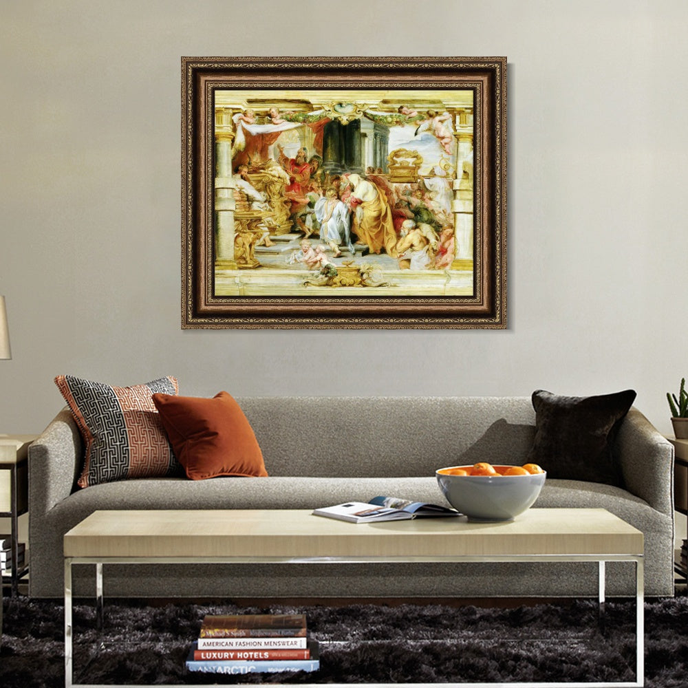 INVIN ART Framed Canvas Art Giclee Print Series#187 by Peter Paul Rubens Wall Art