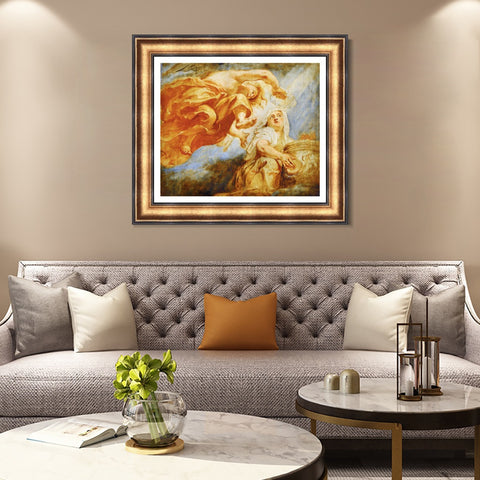 INVIN ART Framed Canvas Art Giclee Print Series#189 by Peter Paul Rubens Wall Art Living Room Home Office Decorations