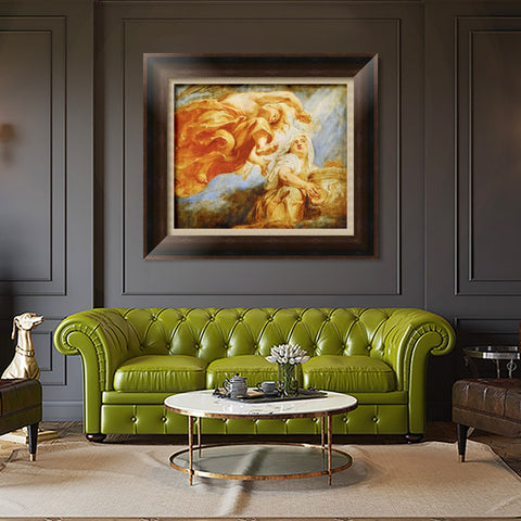 INVIN ART Framed Canvas Art Giclee Print Series#189 by Peter Paul Rubens Wall Art Living Room Home Office Decorations