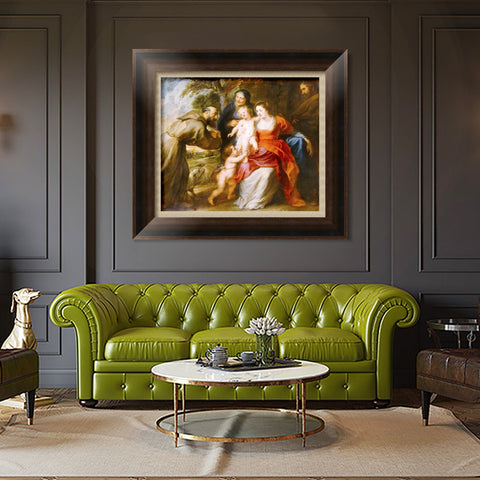 INVIN ART Framed Canvas Art Giclee Print Series#190 by Peter Paul Rubens Wall Art Living Room Home Office Decorations