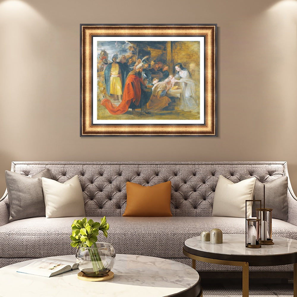 INVIN ART Framed Canvas Art Giclee Print Series#191 by Peter Paul Rubens Wall Art